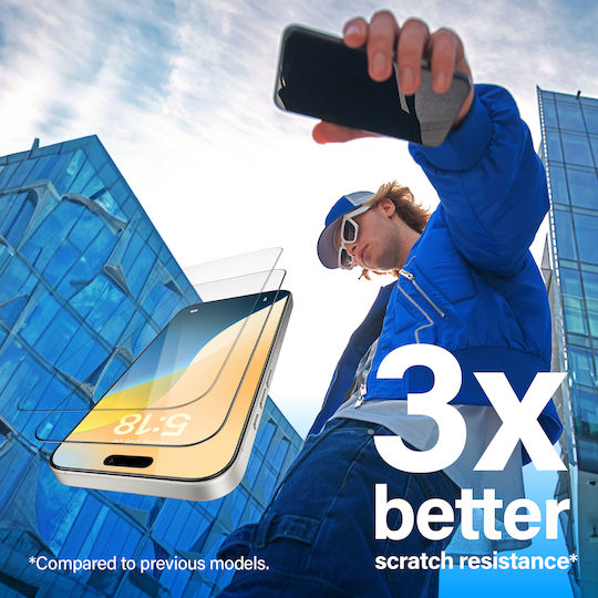 PanzerGlass Tempered Glass (iPhone 15 Plus / 16 Plus)