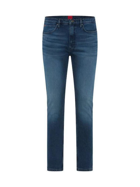 Men's Jeans Pants with Extra Slim Fit Medium Blue