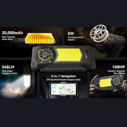 BlackView Rock 5 Dual SIM (6/256GB) Rugged Smartphone Black
