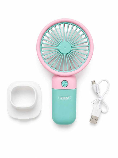 Andowl Handheld USB Orange Fan Q-FS55