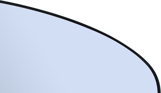 Nissan Qashqai I 07-14 Manual Mirror Insert Right