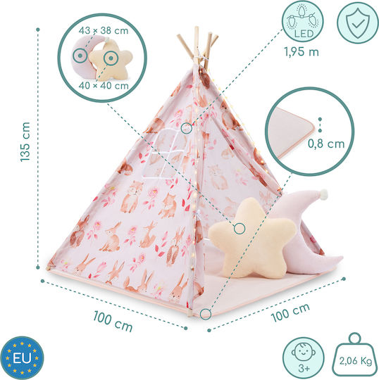 Mamabrum Pink Kids Tent