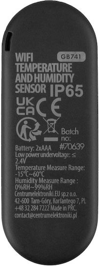 Green Blue Temperature - Humidity Battery Wi-Fi