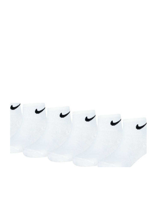 Nike Athletic Kids' Long Socks Basic White 6 Pairs