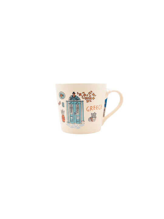 Good Morning Ceramic Brown Mug