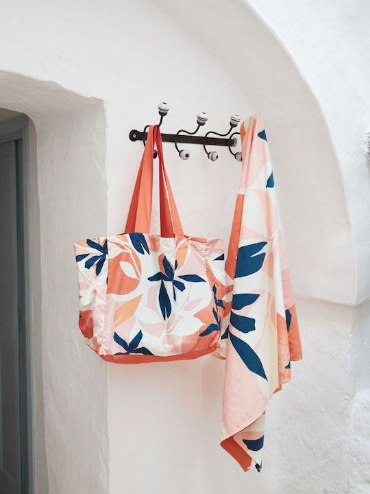 Fabric Beige Beach Bag
