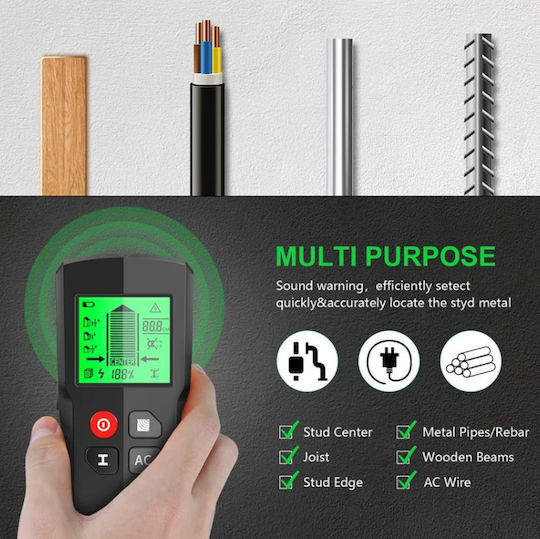 SPV SPV-T949-FCJFC Digital Wall Wire Detector for Metal, Wood & Pipes