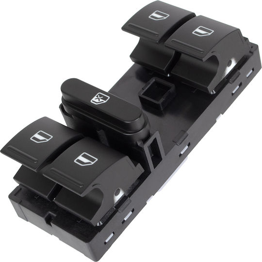 Skoda Octavia Ii 04-13 Electric Window Control Panel Green