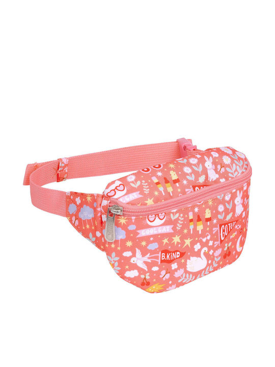 A Little Lovely Company Kids Bum Bag Pink 23x13x5cm