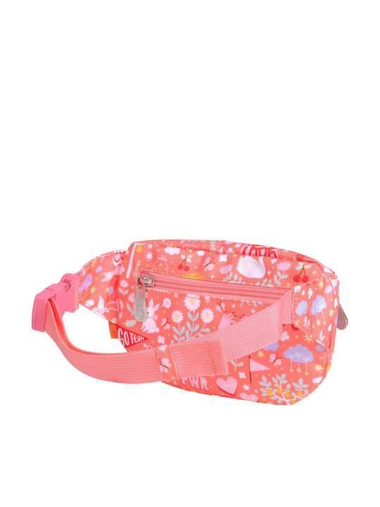 A Little Lovely Company Kids Bum Bag Pink 23x13x5cm