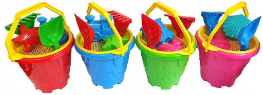 Set Mare De Nisip Găleată Stropitoare 7 Bucăți Producție Poloneză