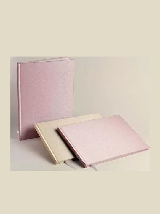 Beauty Home Metallic Beige Wedding Wish Book Sidebound