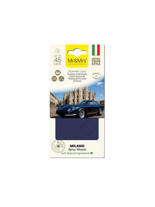 Milano Blue La Dolce Vita Scented Card Mr&mrs Fragrance