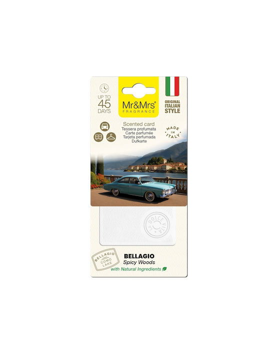 Scented Card Bellagio White La Dolce Vita Mr&mrs Fragrance