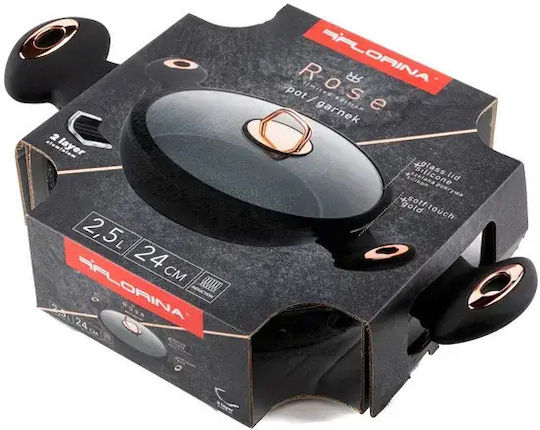Florina Ρηχή Κατσαρόλα από Αλουμίνιο 2.5lt