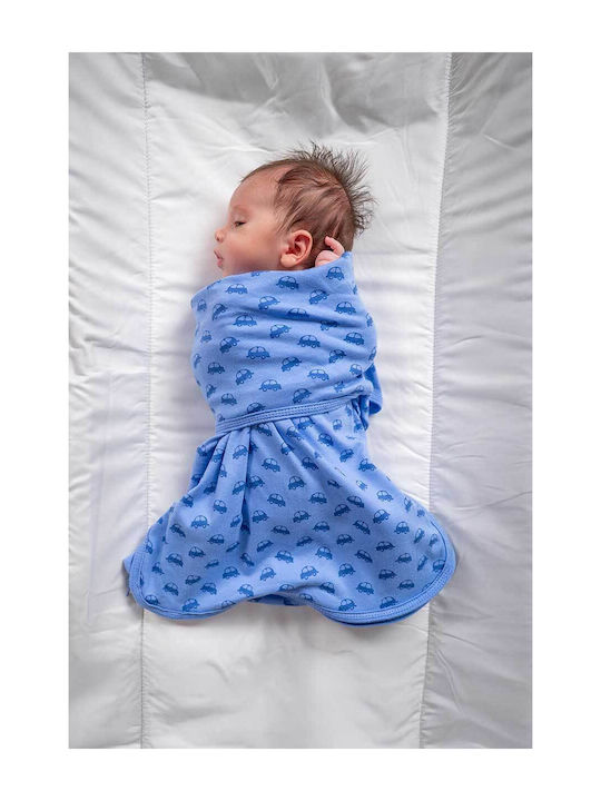 Blisssnug Swaddle Blanket Cotton Blue
