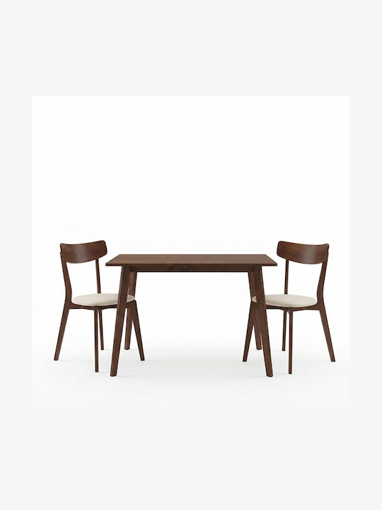 Masă de Bucătărie Palate cu 2 Scaune 120x75cm