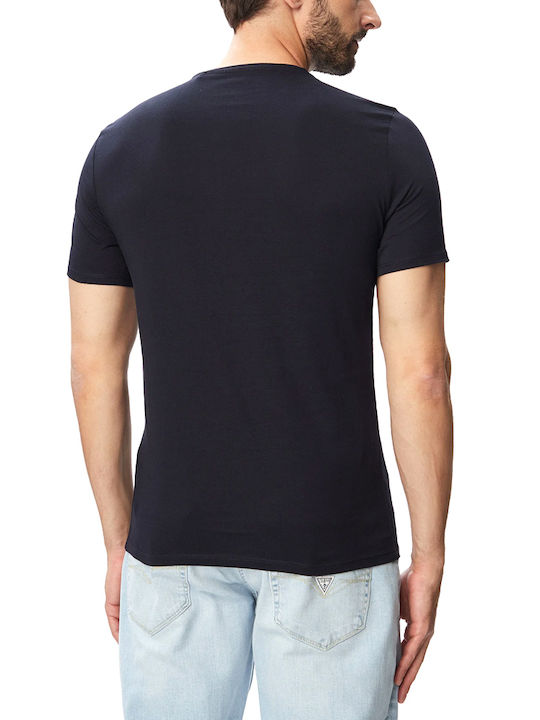 Tricou Guess Triangle Albastru