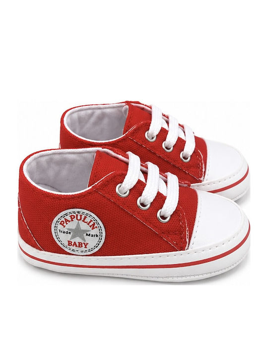 Panino Panino Weiche Sohlenschuhe Für Babys Rote Stiefel