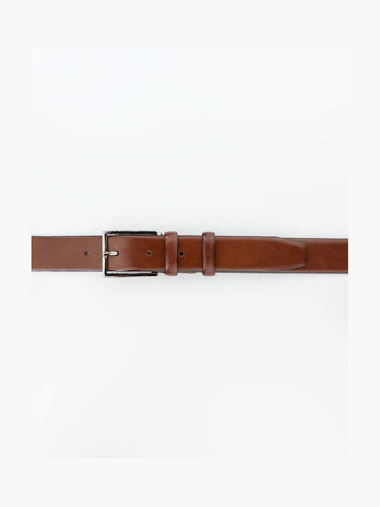 Men's Leather Belt Tabac Brown