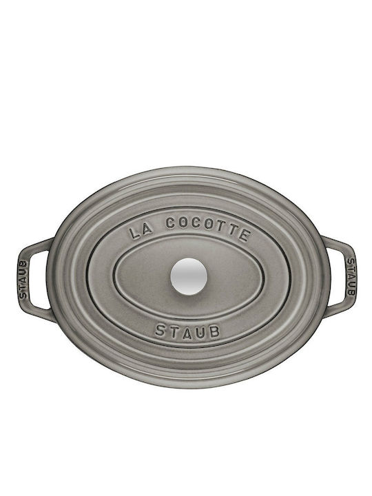 Staub Γάστρα Οβάλ Μαντεμένια 6lt