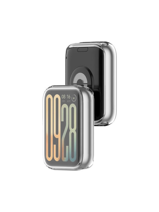 Carcasă de protecție din silicon în culoare transparentă pentru Xiaomi Smart Band 10 Pro