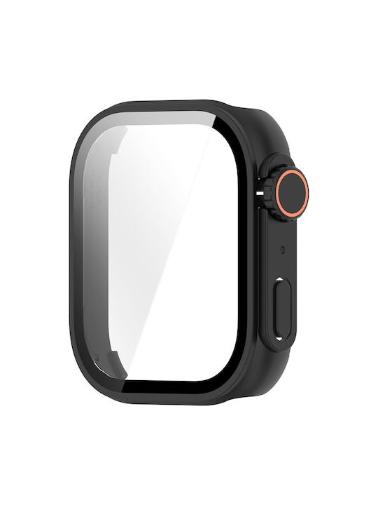 Πλαστική Θήκη με Τζαμάκι σε Μαύρο χρώμα για Xiaomi Redmi Watch 6