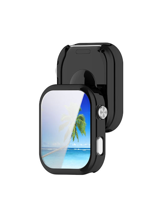 Защитен силиконов калъф в черен цвят за Xiaomi Redmi Watch 6