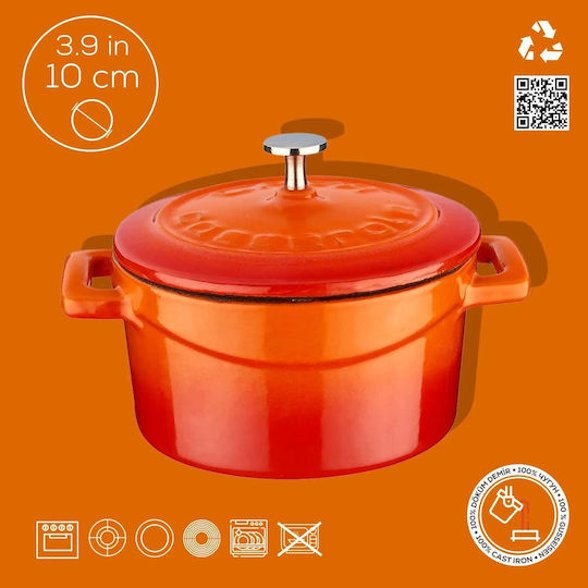 Lava Folk Round Cast Iron Dutch Oven 0.35lt