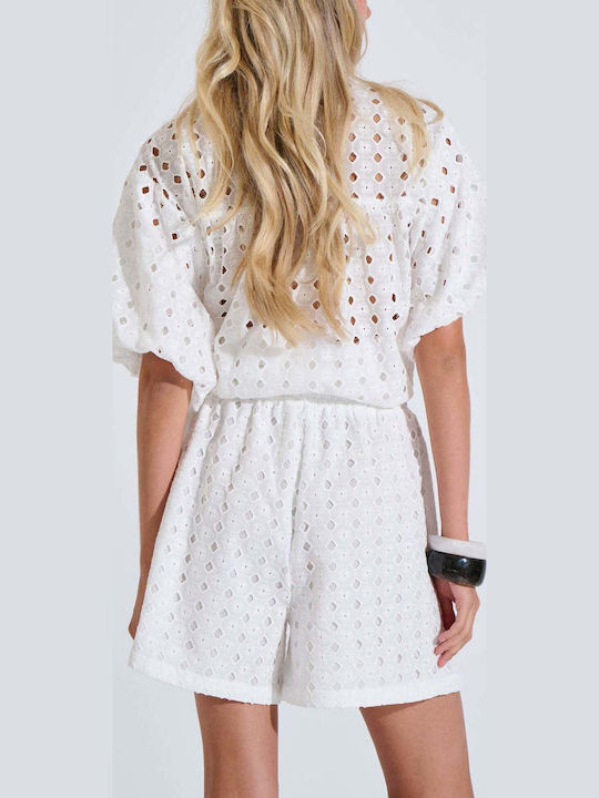 Women's White Shorts