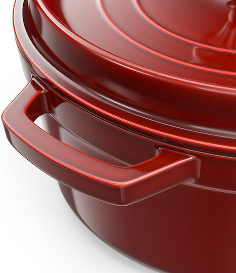 Koler Round Cast Iron Dutch Oven 26cm 5lt