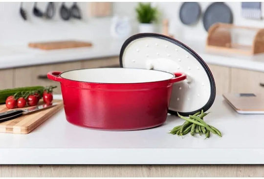 Banquet Oval Gusseisen Niederländische Ofen 6.7lt