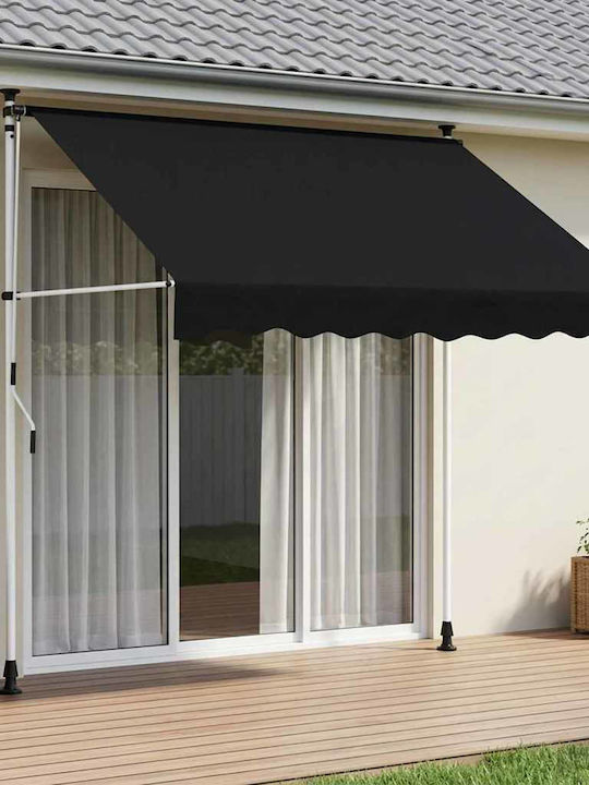 vidaXL Black Terrace Tent x