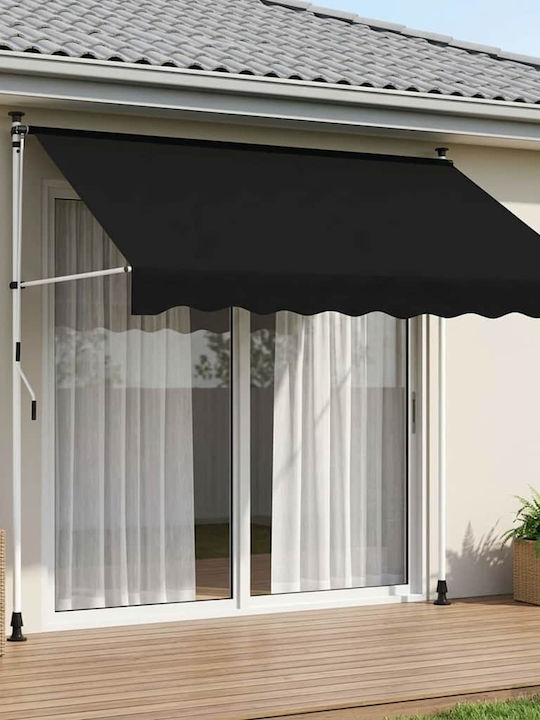 vidaXL Black Terrace Tent x