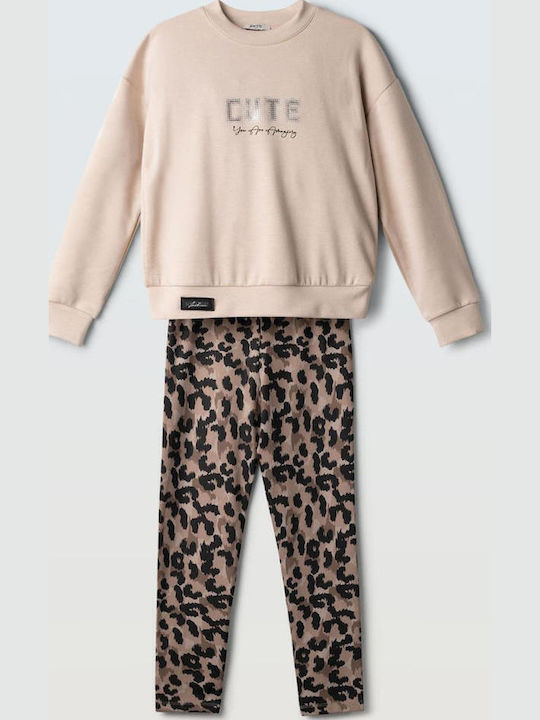 Детски Комплект с Клин Летен 2 Части Mpez "cute Leopard"