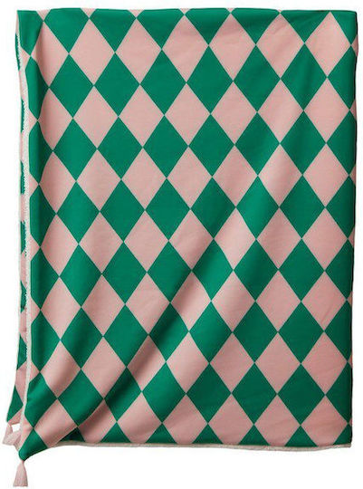Two In A Castle Green Beach Towel 90x70cm