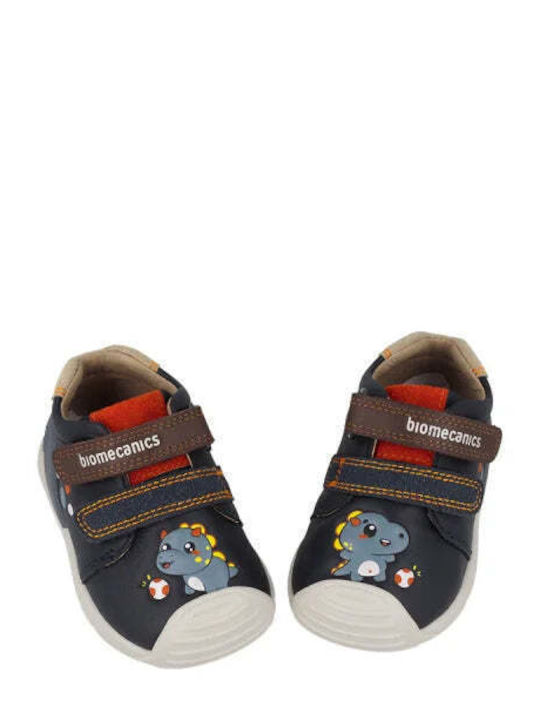 Kids Sneakers Anatomic with Hoop & Loop Closure Blue