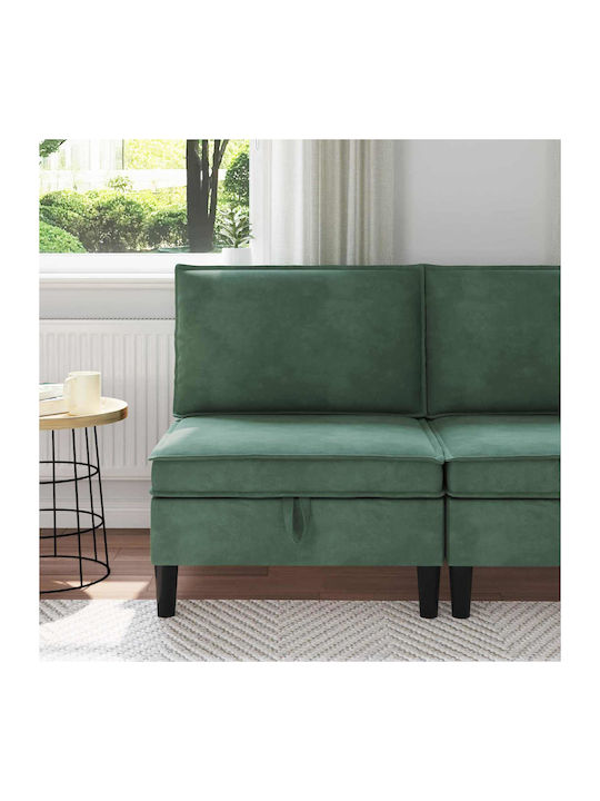 Velvet Armchair Blue 70x70x82cm