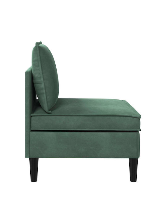 Velvet Armchair Blue 70x70x82cm