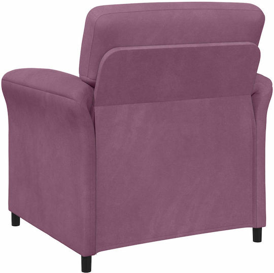 Polițronă Velur Violet 88x83x95cm