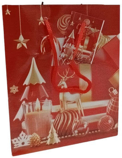 Christmas Gift Bag Designs 15x6x12cm (Miscellaneous Colours)