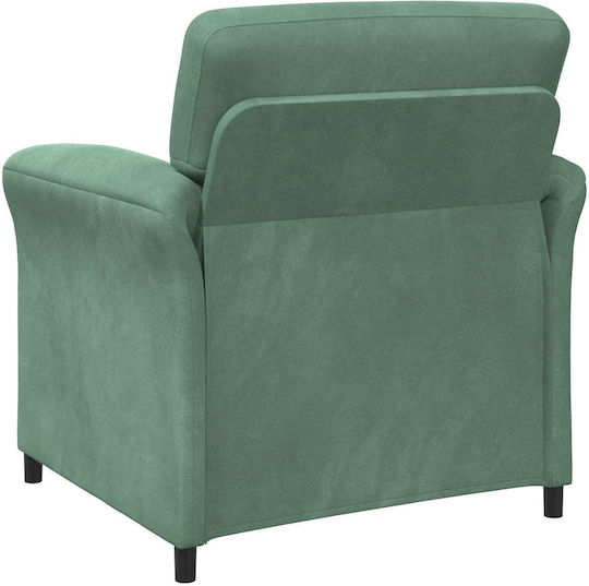 Sessel Aus Samt Hellblau 88x83x95cm
