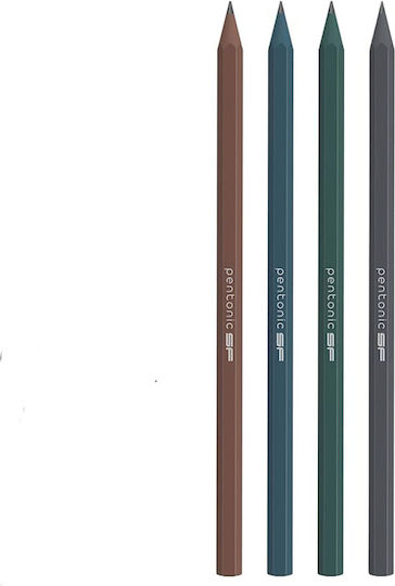 Pentonic Молив Skin Feel HB 4 Цвета 1 Брой