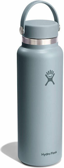 Hydro Flask Wide Flex Bottle Thermos Stainless Steel 1.18lt Mermaid Green