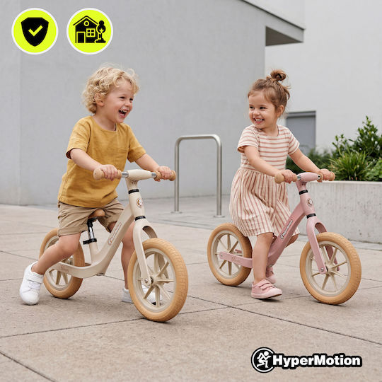 HyperMotion Kinder Balancefahrrad Beige