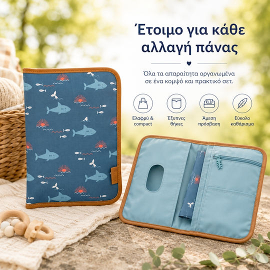 Fresk Portable Changing Pad Shark 18x26cm