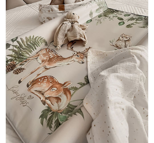 Soft Changing Pad din plastic Goose Family pentru pat 80x50cm