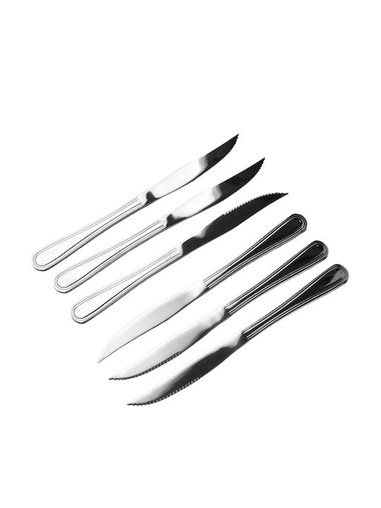 Lumarko Dhalia Daisy Food Knives Made of Stainless Steel 22.8cm 6 Pieces