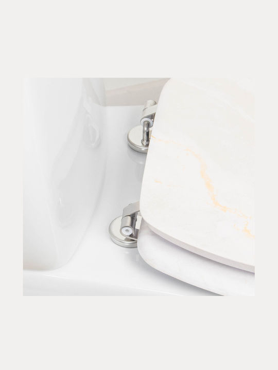Eurocasa Toilettenbrille Kunststoff Beige