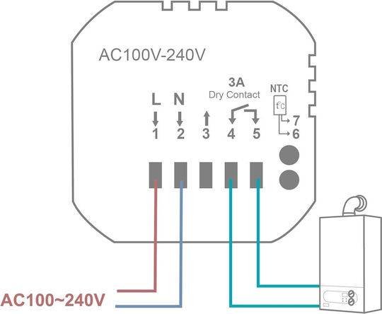 Termostat de Cameră Digital Smart cu Wi-Fi